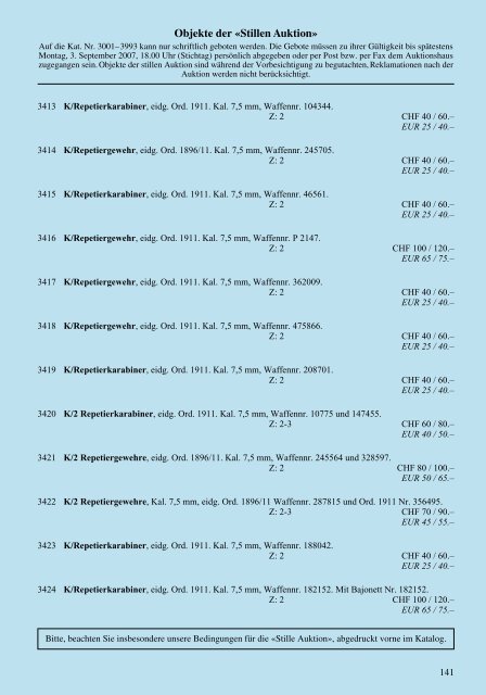 NÄCHSTE WAFFEN- UND MILITARIA-AUKTION - Galerie Fischer ...