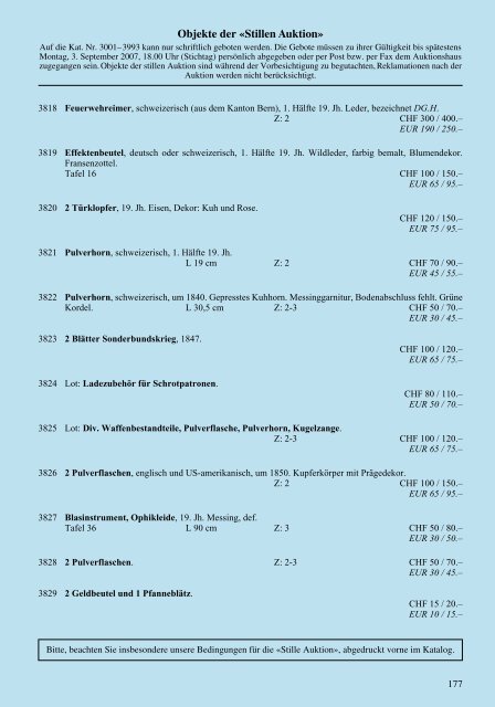 NÄCHSTE WAFFEN- UND MILITARIA-AUKTION - Galerie Fischer ...