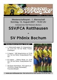 Ausgabe 1 - SSV Rotthausen
