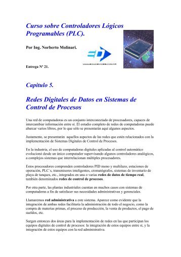 Curso sobre Controladores Lógicos Programables ... - Edudevices