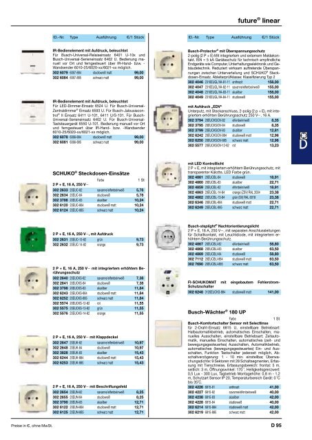 ELEKTROMATERIAL 2014/15