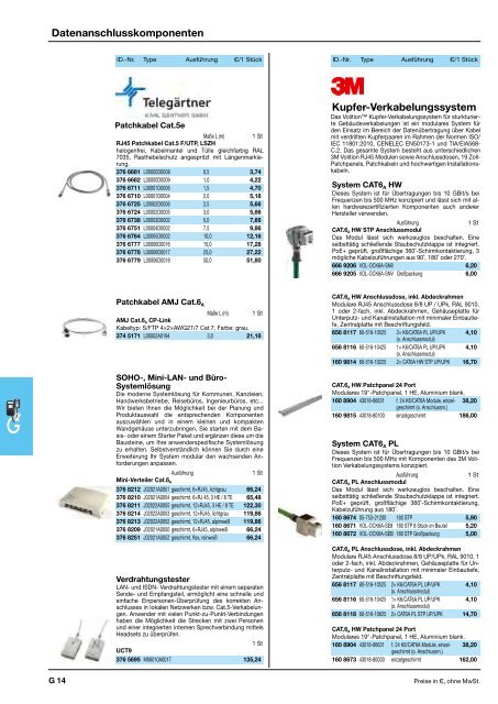 ELEKTROMATERIAL 2014/15