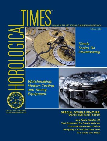 PDF Version - The American Watchmakers-Clockmakers Institute
