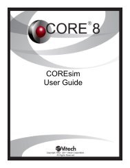 COREsim User Guide Version 6 - Vitech Corporation