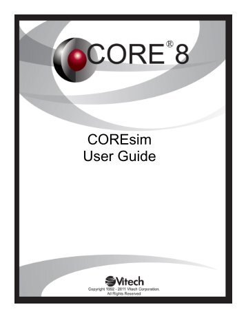 COREsim User Guide Version 6 - Vitech Corporation