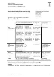 Infoblatt Umzug (36 kB, PDF) - Strassenverkehrs- und ...