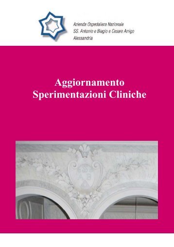 Aggiornamento Sperimentazioni Cliniche - Azienda Ospedaliera ...