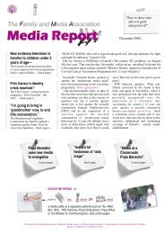 Donal O'Sullivan - FMA Media Report - Dec - FMA â Family and ...