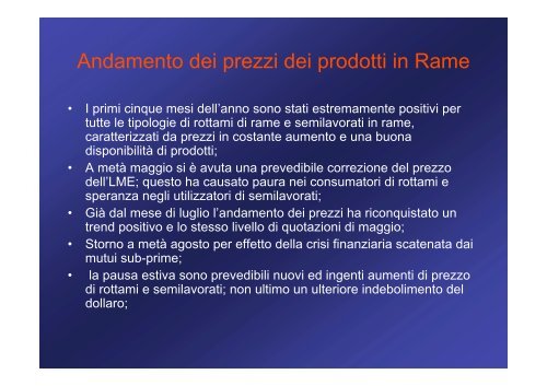 Situazione di Mercato dei Rottami non Ferrosi - Metalriciclo