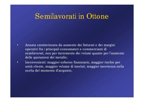 Situazione di Mercato dei Rottami non Ferrosi - Metalriciclo