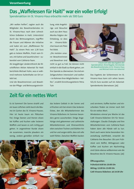 Ausgabe 2010-1 - St. Augustinus Gelsenkirchen GmbH