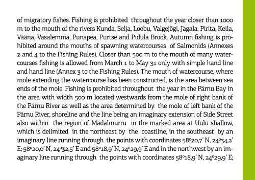 Pocket guide for recreational fishing in Estonia 2009 Pocket guide ...