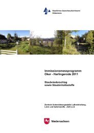 Bericht Oker-Harlingerode 2011 - Niedersächsisches Ministerium für ...