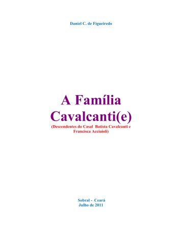 A Família Cavalcanti(e)