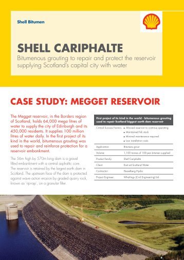Shell Bitumen - Cariphalte - Megget Resevoir Case Study