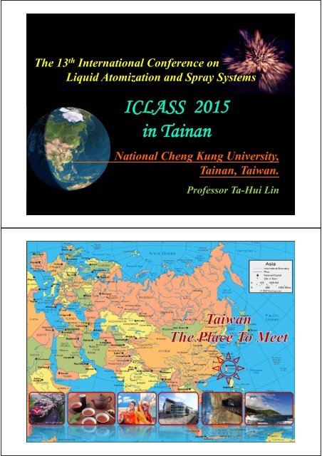 ICLASS 2015 in Tainan