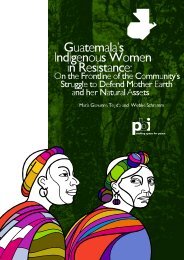 Guatemala's Indigenous Women in Resistance (pdf ... - PBI Guatemala