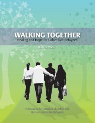 Walking together: Healing and hope for Colombian refugees