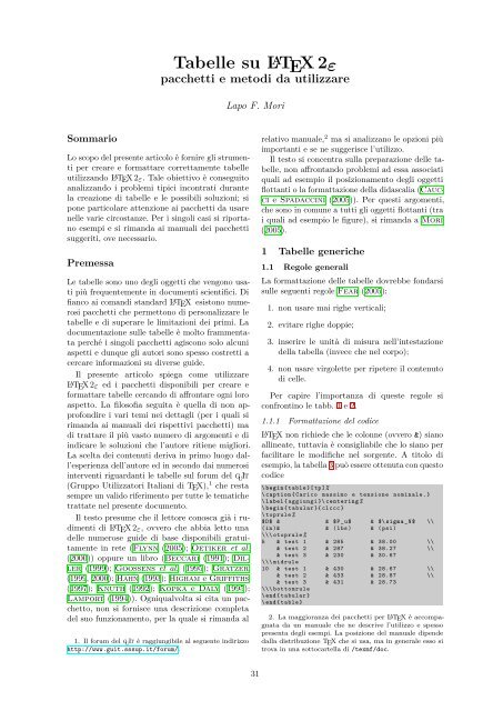 Numero 2, 2006 - GuIT - Scuola Superiore Sant'Anna