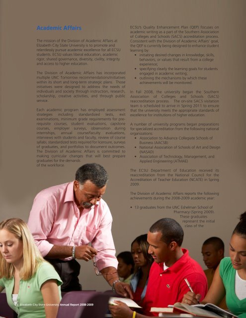 2008-09 Annual Report - Elizabeth City State University