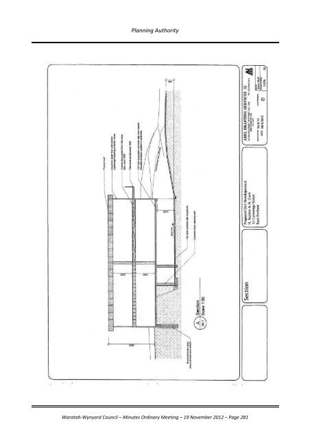 TABLE OF CONTENTS - Waratah-Wynyard Council