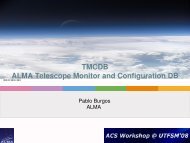 TMCDB - 6th ACS Workshop at UTFSM 2009