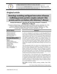 Homology modeling and ligand interaction of human trafficking ...