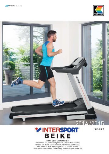 Fitness-Geräte von Kettler 2014 / 2015 bei Intersport Beike