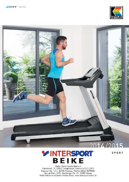 Fitness-Geräte von Kettler 2014 / 2015 bei Intersport Beike
