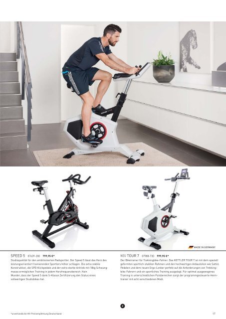 Fitness-Geräte von Kettler 2014 / 2015 bei Intersport Beike