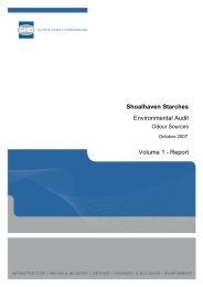 Shoalhaven Starches Environmental Audit Volume 1 - Manildra Group