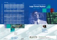 Large Format Displays - Metrix Electronics Ltd
