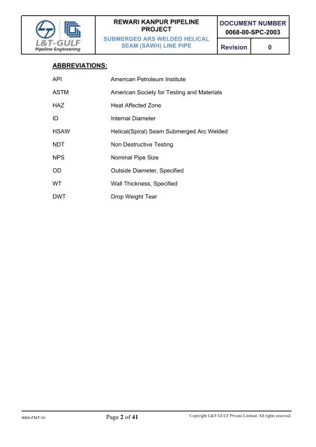 Pipelaying Tender-VOL IV - WorleyParsons.com