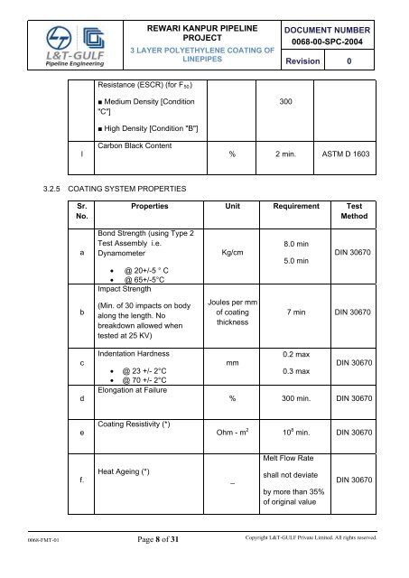 Pipelaying Tender-VOL IV - WorleyParsons.com