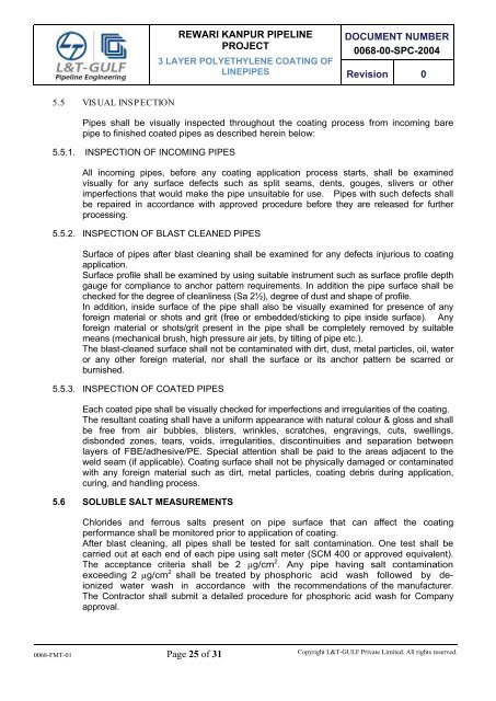 Pipelaying Tender-VOL IV - WorleyParsons.com