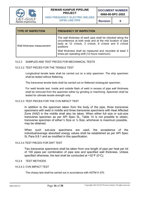 Pipelaying Tender-VOL IV - WorleyParsons.com