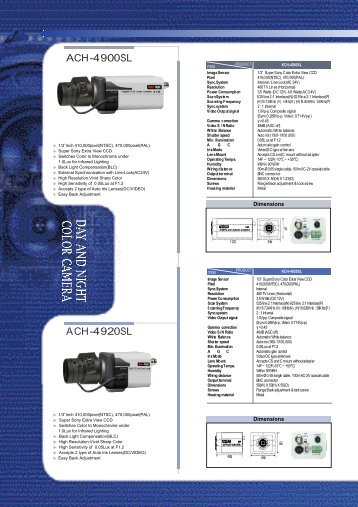 ACH-4900SL ACH-4920SL - Hotronic-Delta