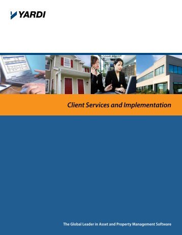 Client Services and Implementation - Yardi