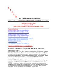 Volume 1 Issue 5 - Owensboro Public Schools
