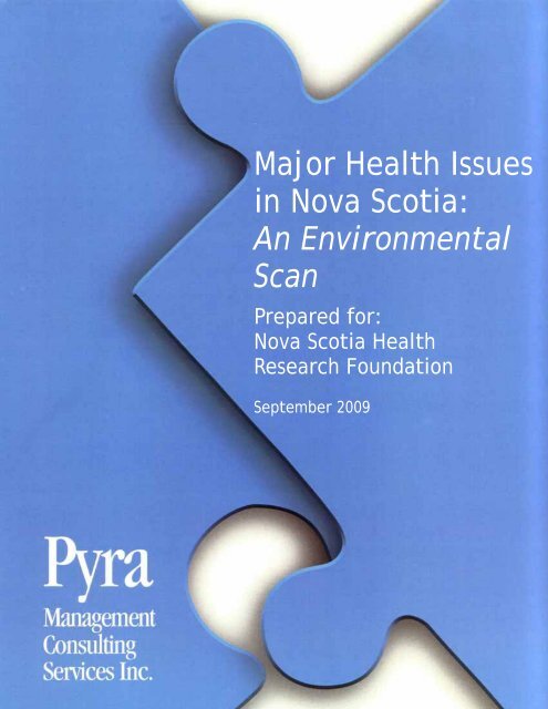 Major Health Issues in Nova Scotia: An Environmental Scan