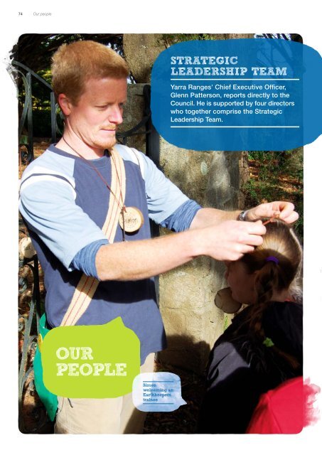 OUr PeOPLe - Shire of Yarra Ranges