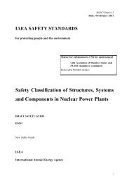 Safety Classification of Structures, Systems and Components in ...