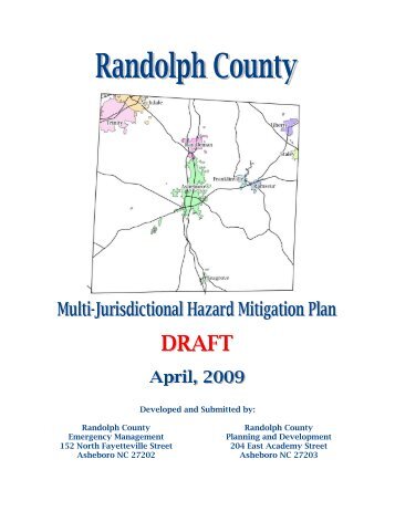 Developed and Submitted by - Randolph County Government
