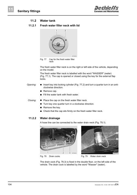 User Manual XXL Globetrotter 2006 - Dethleffs