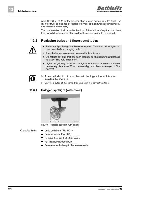 User Manual XXL Globetrotter 2006 - Dethleffs