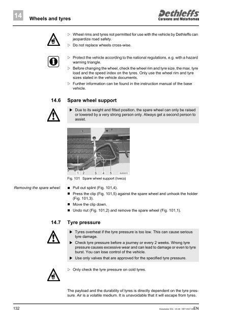 User Manual XXL Globetrotter 2006 - Dethleffs