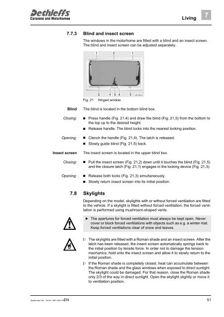 User Manual XXL Globetrotter 2006 - Dethleffs