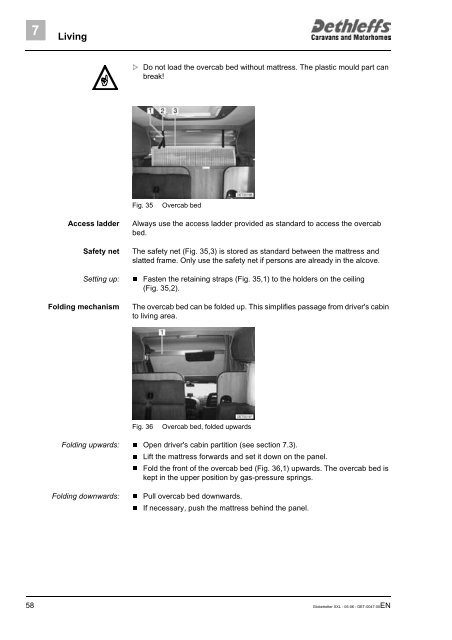 User Manual XXL Globetrotter 2006 - Dethleffs