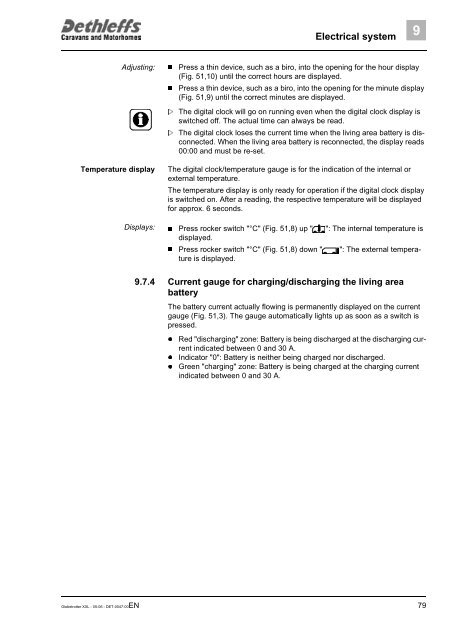 User Manual XXL Globetrotter 2006 - Dethleffs