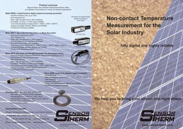 Non-contact Temperature Measurement for the Solar Industry fully ...